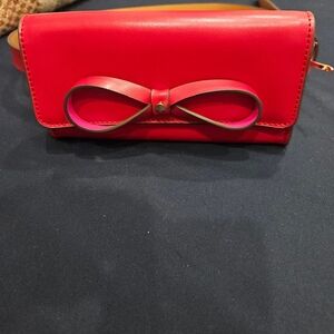 Brand New Kate Spade Red Belt Bag In S / M - Made With Genuine Leather.